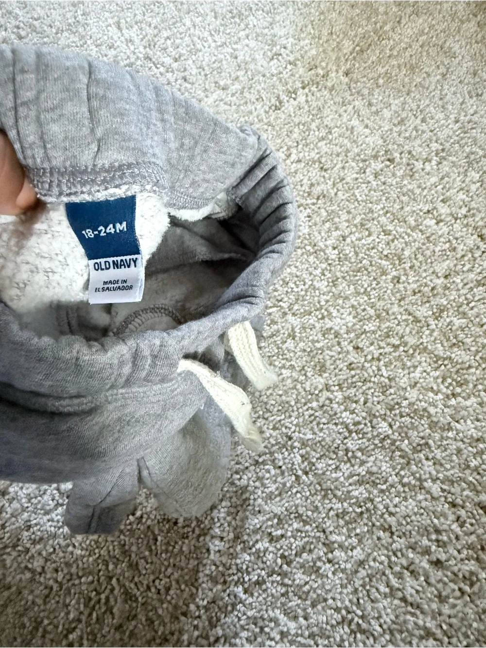 Old Navy Light Gray Kids Drawstring Fleece Shorts